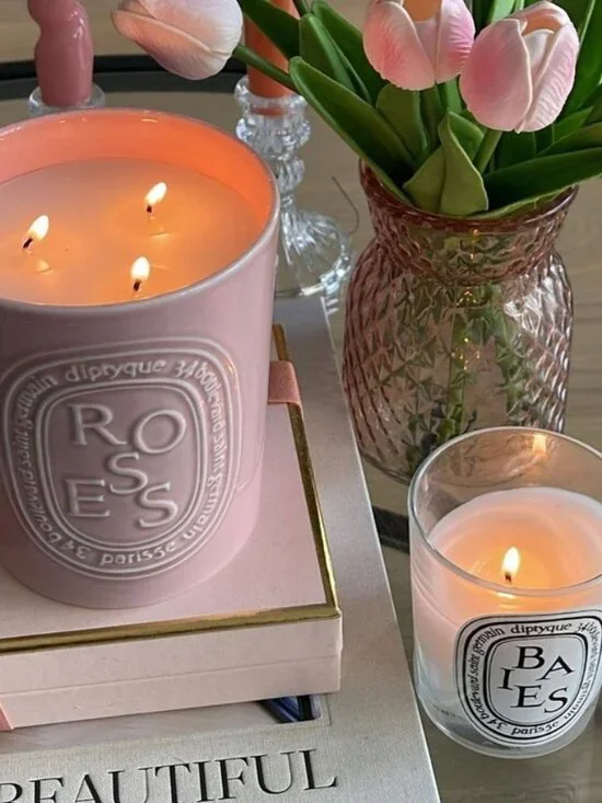 Diptyque Roses Scented Candle,Rose Floral Fresh,Travel Size 35g,1.23oz-BOXED-NEW - Picture 5 of 13